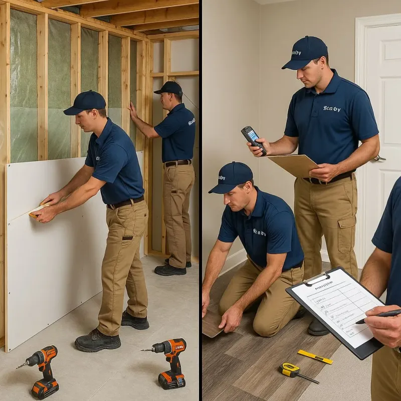 Repairs and Reconstruction process in Three Lakes, FL