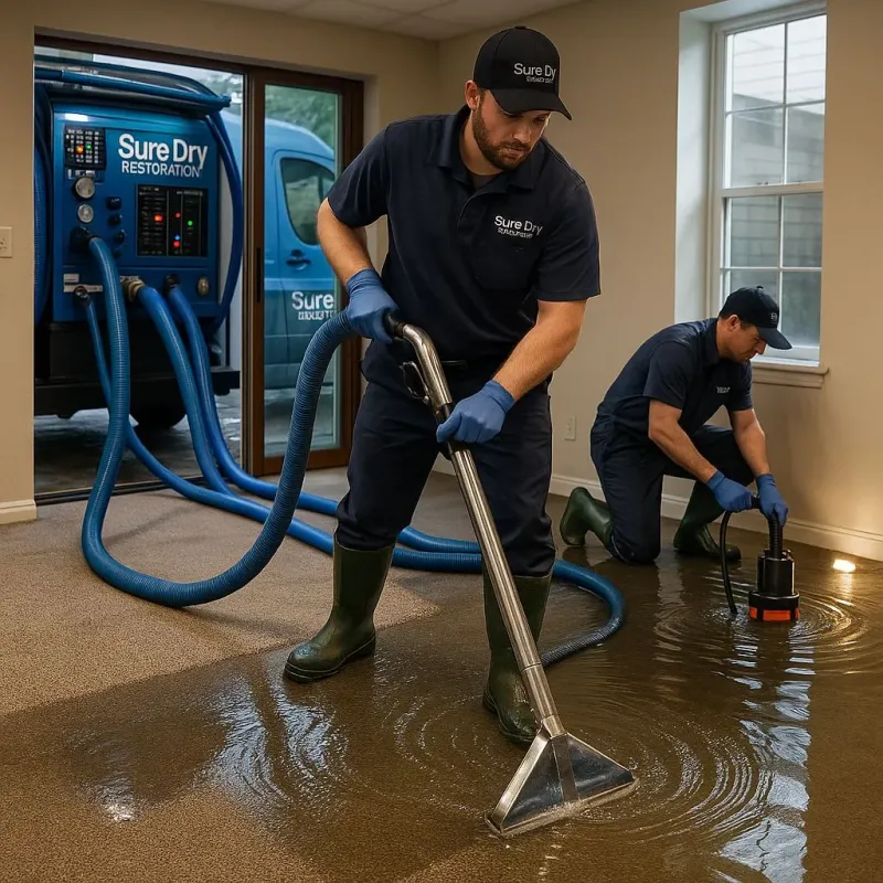 Water Extraction and Removal process in Three Lakes, FL